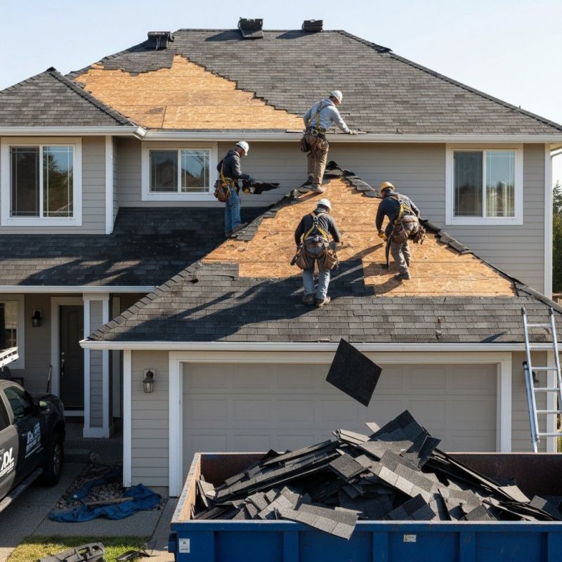 Leaky Roof Replacement in Manchester, NH